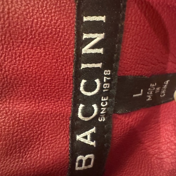 Baccini Women's Burgundy Jacket Size Large Whimsigoth, Biker, Grunge, Fairy - Picture 8 of 10